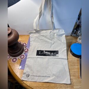 Louvre Museum Cream Tote Bag